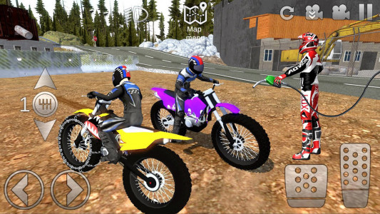 اسکرین شات بازی موتور سواری در کوهستان | موتور بازی 2