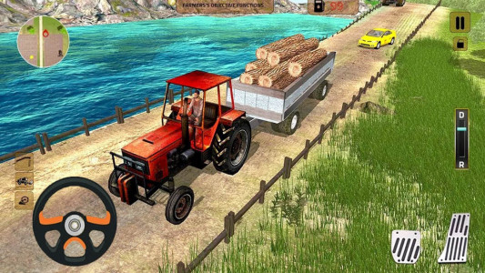 اسکرین شات بازی بازی تراکتور | تراکتور سواری در مزرعه 1