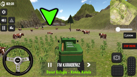 اسکرین شات بازی بازی تراکتور | تراکتور سواری در مزرعه 5