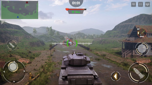 اسکرین شات بازی جنگ تانک ها | بازی جنگی تفنگی 1