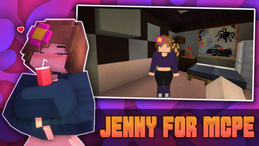 اسکرین شات برنامه Jenny Mod Minecraft Girl Mods 1