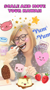 اسکرین شات 8 برنامه Kawaii Photo Stickers & Editor