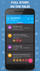 اسکرین شات 2 برنامه Car Expenses Manager