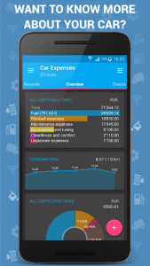 اسکرین شات برنامه Car Expenses (Manager) 1
