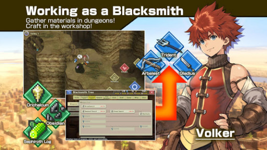 اسکرین شات بازی RPG Blacksmith of the Sand Kingdom - Trial 2