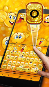 اسکرین شات برنامه Emoji Keyboard Theme 2