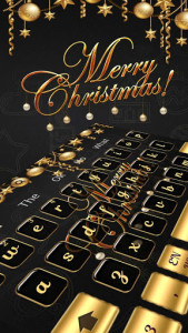 اسکرین شات برنامه Golden Merry Christmas music keyboard 1