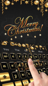 اسکرین شات برنامه Golden Merry Christmas music keyboard 3