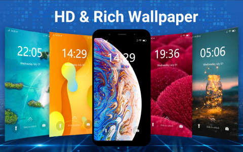 اسکرین شات 1 برنامه Lock Screen - Keypad Passcode