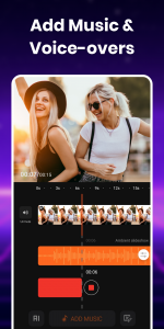 اسکرین شات برنامه Add Music To Video & AI Editor 4