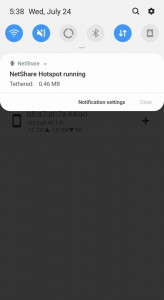 اسکرین شات 3 برنامه NetShare - no-root-tethering