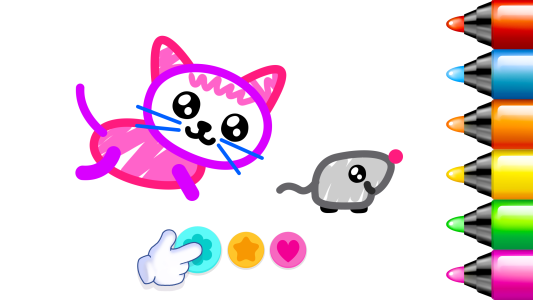 اسکرین شات 5 بازی Kids Drawing Games: Coloring