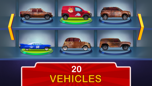 اسکرین شات بازی Kids Garage: Car & truck games 3