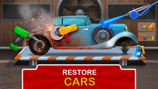 اسکرین شات بازی Kids Garage: Car & truck games 1