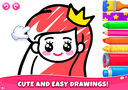 اسکرین شات 3 بازی Kids Coloring Games for Girls