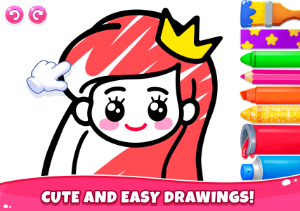 اسکرین شات 3 بازی Kids Coloring Games for Girls