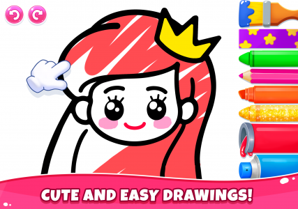 اسکرین شات بازی Kids Coloring Games for Girls 3