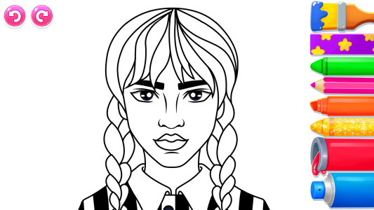 اسکرین شات 1 بازی Kids Coloring Games for Girls