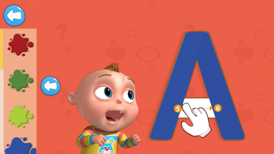 اسکرین شات 3 برنامه ABC Song Rhymes Learning Games