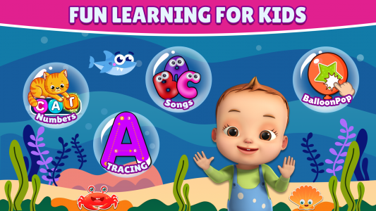 اسکرین شات برنامه ABC Song Rhymes Learning Games 1