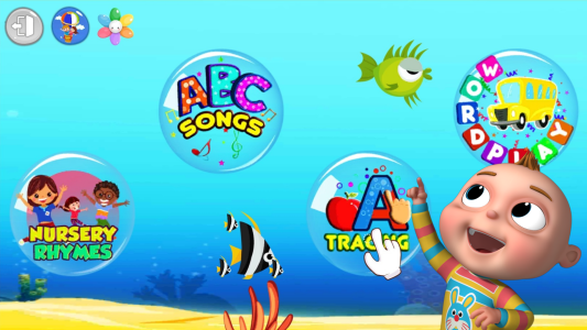 اسکرین شات 1 برنامه ABC Song Rhymes Learning Games