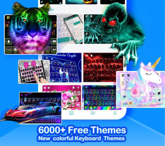 اسکرین شات برنامه Kika Keyboard - Emoji, Fonts 2