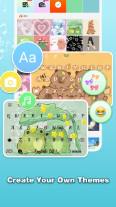 اسکرین شات برنامه Kika Keyboard: Custom themes 4