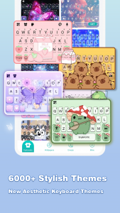 اسکرین شات برنامه Kika Keyboard: Custom themes 1