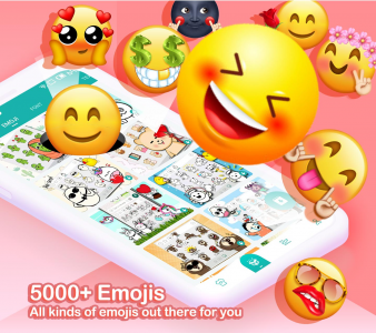 اسکرین شات برنامه Kika Keyboard: Custom themes 4