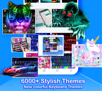 اسکرین شات برنامه Kika Keyboard: Custom themes 1