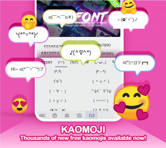 اسکرین شات برنامه Kika Keyboard - Emoji, Fonts 3