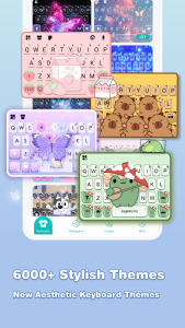 اسکرین شات 1 برنامه Kika Keyboard: Custom themes