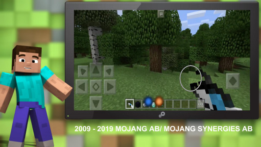 اسکرین شات برنامه Portal Gun Mod for Minecraft 1