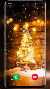 اسکرین شات برنامه Christmas Tree Live Wallpaper 8