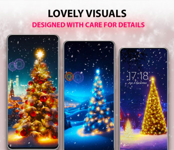 اسکرین شات برنامه Christmas Tree Live Wallpaper 4