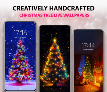 اسکرین شات برنامه Christmas Tree Live Wallpaper 2