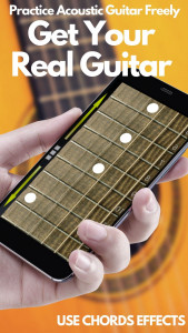 اسکرین شات برنامه Real Guitar App - Acoustic Gui 4