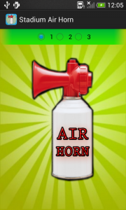 اسکرین شات برنامه Air Horn: Vuvuzela Sounds 1