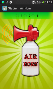 اسکرین شات برنامه Air Horn: Vuvuzela Sounds 3