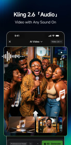 اسکرین شات 2 برنامه Kling AI: AI Image&Video Maker