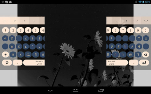 اسکرین شات برنامه Amharic Keyboard Plugin 4