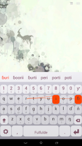اسکرین شات برنامه Fulfude Keyboard Plugin 1