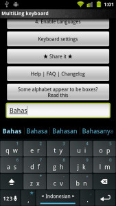 اسکرین شات برنامه Indonesian Keyboard Plugin 3