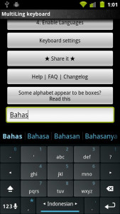 اسکرین شات برنامه Indonesian Keyboard Plugin 2