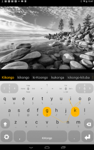 اسکرین شات برنامه Kongo Keyboard plugin 3