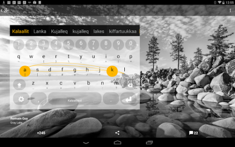 اسکرین شات برنامه Greenlandic Keyboard plugin 2