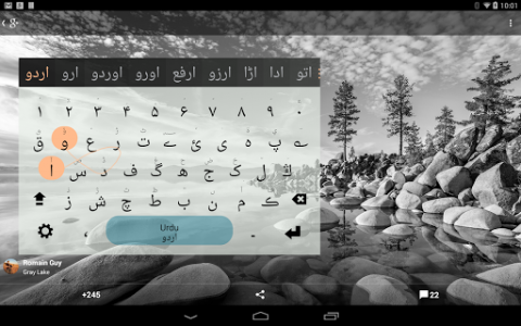 اسکرین شات برنامه Nastaleeq Keyboard plugin 2