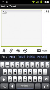 اسکرین شات 1 برنامه Polish Keyboard Plugin