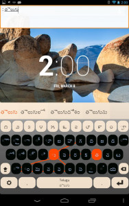 اسکرین شات 3 برنامه Telugu Keyboard Plugin