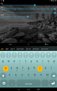 اسکرین شات برنامه Toki Pona Keyboard plugin 3